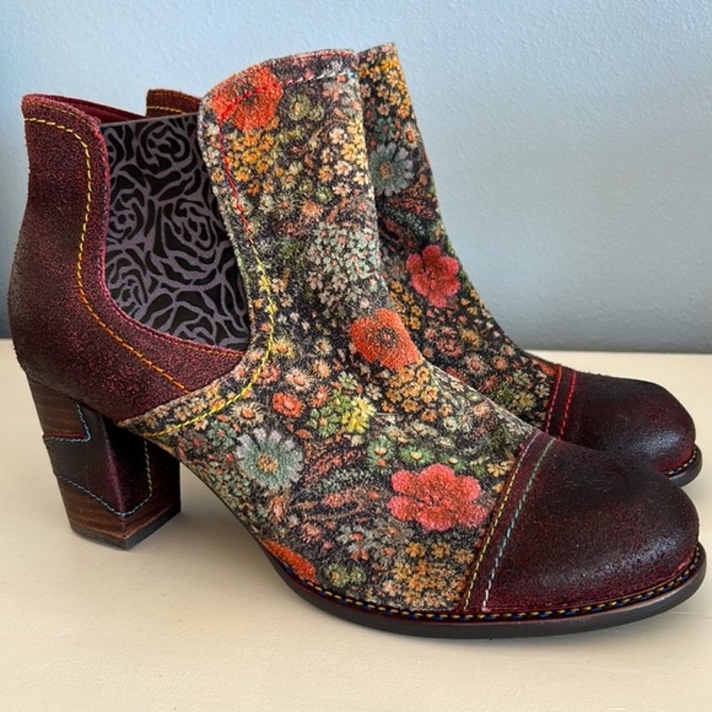 Spring Step • L'Artiste Style Melvina Boots Size 42 / 10.5-11 Bordeaux Burgundy